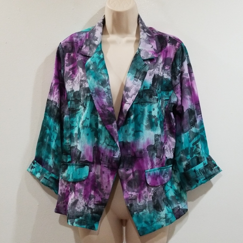 Hppretty Rebellious Women's Multi Color Blazer - image 1